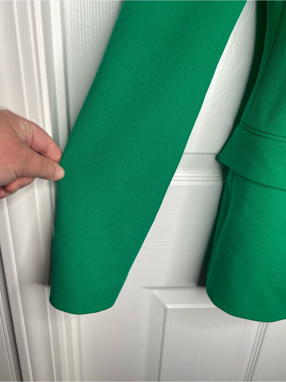 Zara Double-Breasted Blazer Blogger Favorite 2108/555/500 in Emerald Green XS - Picture 5 of 16
